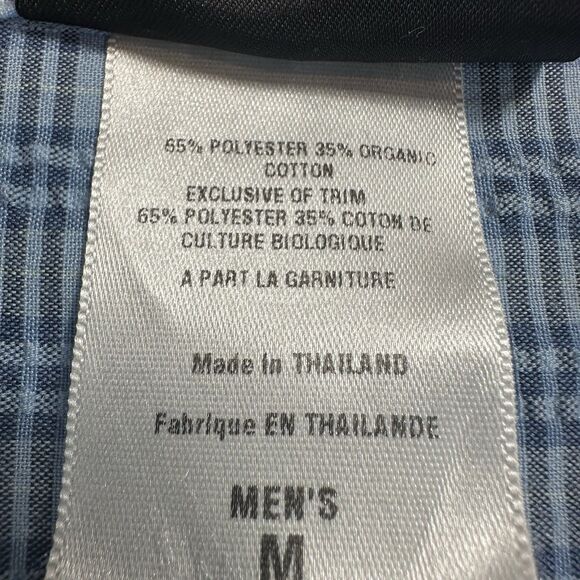 Patagonia M's Puckerware Short Sleeved Shirt Button Up Gingham Plaid Size M - Picture 8 of 10